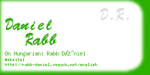 daniel rabb business card